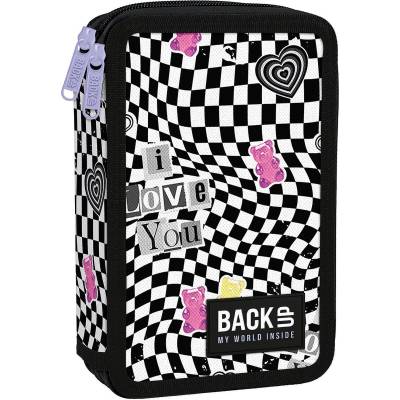 BackUP Несесер с пособия BackUp 8 DW - Rubber Grid, 2 ципа (710117)