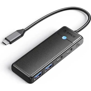 Image 1 of ORICO USB хъб Orico, 4-портов, USB 3.1 Type-C, Черен | PAPW2AC-C3-05-BK-EP (PAPW2AC-C3-05-BK-EP)