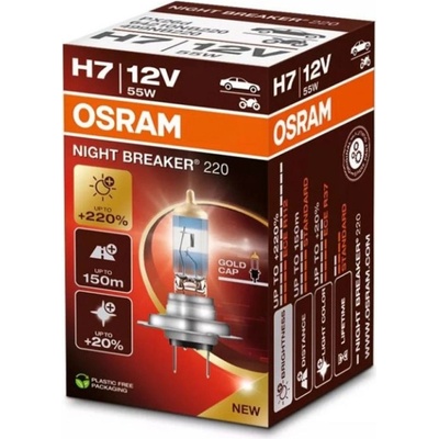 OSRAM Крушка osram h7 12v night breaker +220 1бр (64210nb220)