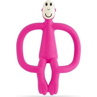Matchstick Monkey Teether and Gel Applicator růžová