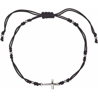 Pavona Černý proti uhranutí stříbrný křížek 13023.3