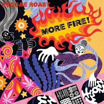 Reggae Roast - More Fire! (Numbered/Limited Edition) (Flaming Orange Coloured) (45 RPM) (180g) 2 LP