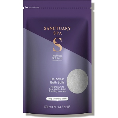 Sanctuary Spa Wellness soľ do kúpeľa s upokojujúcim účinkom 500 g