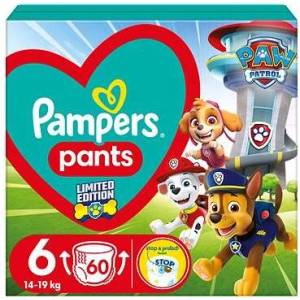 Pampers Памперс панталони 14-19 кг Junior 6 (60 бр. ) Paw Patrol (10DP010572)