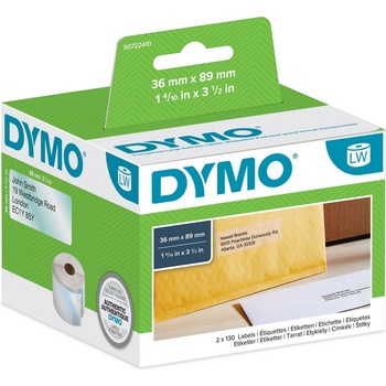 DYMO Ролки с етикети за адреси етикетни принтери Dymo Label LabelWriter 260 / 2093093 - White - 12-Pack - PN (2093093)