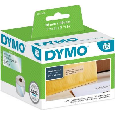 DYMO Ролки с етикети за адреси етикетни принтери Dymo Label LabelWriter 260 / 2093093 - White - 12-Pack - PN (2093093)