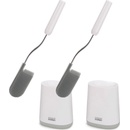 JOSEPH JOSEPH Silikonová nástěnná WC štětka Flex Steel