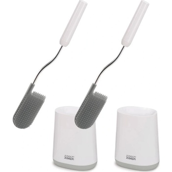 JOSEPH JOSEPH Silikonová nástěnná WC štětka Flex Steel