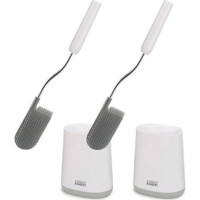 JOSEPH JOSEPH Silikonová nástěnná WC štětka Flex Steel