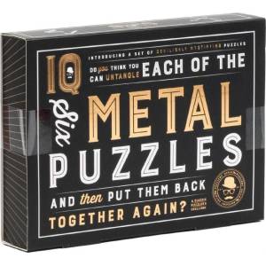 Professor Puzzle Комплект логически метални 3D пъзели Professor Puzzle - 6 броя (FRPP9328)