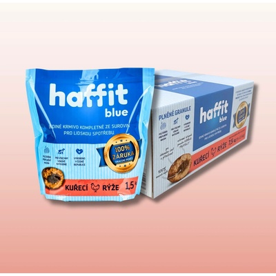 HAFFIT BLUE kuřecí s rýží 1,5 kg