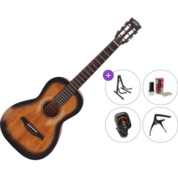 BromoGuitars BAR6H Premium SET Historic Sunburst Фолк китара