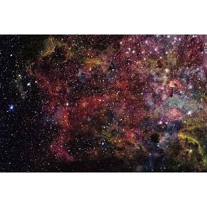 DIMEX ART Флизелинов фототапет тъмна галактика 375 x 250 см