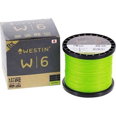 Westin Pletená šnúra W6 8 Braid Lime Punch 1500m 0,285mm 20,10kg