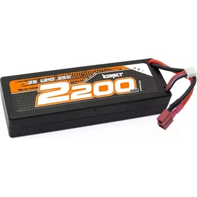 KONECT Батерия konect lipo 2200mah 7.4v 25c 2s1p 16.5wh (slim pack dean ) kn-lp2s2200 (kn-lp2s2200)