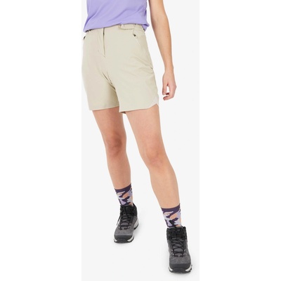 Quechua dámske šortky MH500 na horskú turistiku béžová