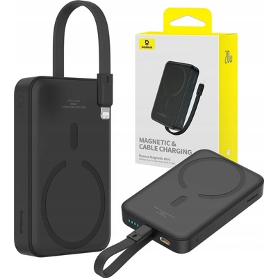 Baseus Magnetic Mini 10000mAh čierná