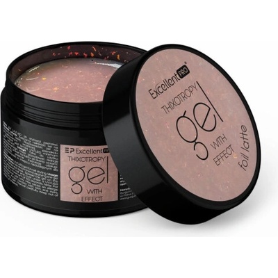 Cosmetics Zone vynikající Pro tixotropní gel s efektem fólie Latte 50g