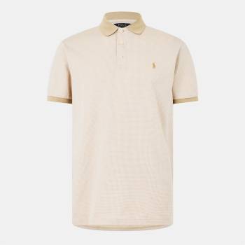 Ralph Lauren Риза с къс ръкав Polo Ralph Lauren Men's Dogtooth Short Sleeve Shirt - Sand Dune