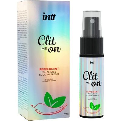 intt Clit me on tekutý vibrátor s chladivým účinkem Peppermint 12 ml