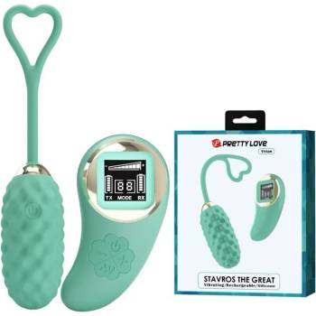 Image 1 of Вибро яйце с дистанционно, LCD дисплей - Pretty Love Vivian Green (D-237401)