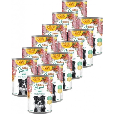 Calibra Dog Verve GF Adult Wild Boar & Beef 12 x 400 g
