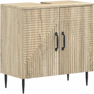 vidaXL Шкаф за мивка в баня HAARLEM Дъб сонома 59, 5 x 31, 5 x 59 см (896787)