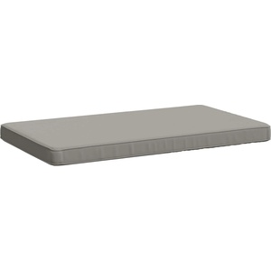 vidaXL Калъф за пейка, 1 част VUGHT 100% полиестер Сиво 80 x 50 x 5 см (951728)