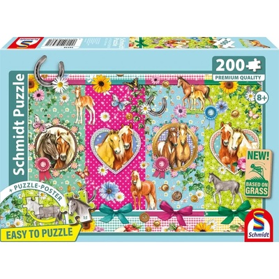Schmidt Spiele - Puzzle Horsey Happiness - 200 piese