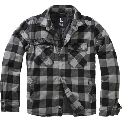 Brandit Lumberjacket černá šedá