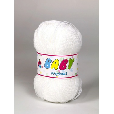 Pletací příze Storex BABY ORIGINAL 0040 modrá, klasická, 50g/220m