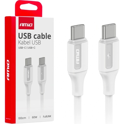 FullLINK AMIO-03920 USB-C na USB-C 60W, 100cm