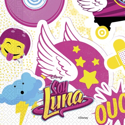 Procos papírové ubrousky Soy Luna 33x33cm 20ks