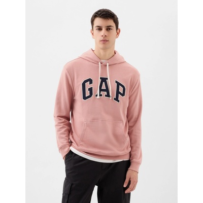 GAP mikina s logom a kapucňou Ružová