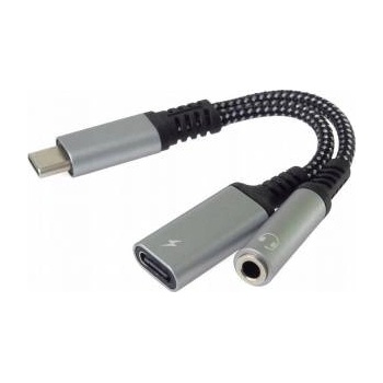 PremiumCord Reducer USB-C/3.5mm jack with DAC+USB-C chip for charging 13cm
