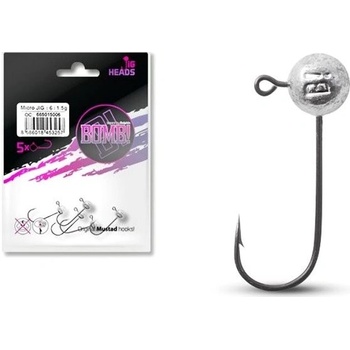 Delphin Jigová hlava BOMB! bez límečku vel.4 1,5g 5 ks