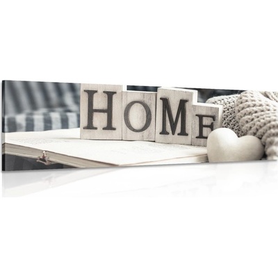 Obraz s nápisom Home a zátiším