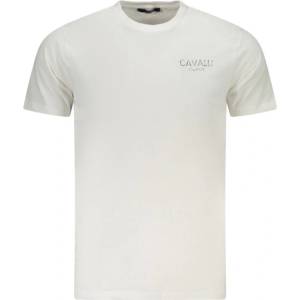 Cavalli class Тениска с къс ръкав за мъже cavalli class, Размер l, Цвят Бял (txt61jjd060_bi00533)