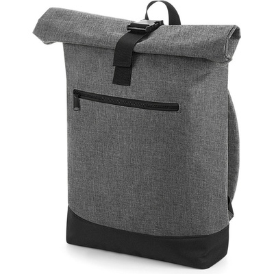 BagBase Roll-Top BG 855 COT520855k5099 melír šedá černá 20 l