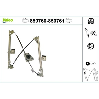 Zvedací zařízení oken VALEO 850760