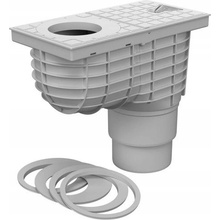 Chuděj Kanalizačná vpusť spodná univerzálna D110/125 šedá