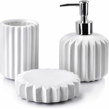 Mondex Ferra 3 ks biela s chrómovými prvkami