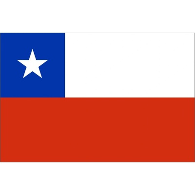 Chile vlajka - 30 x 45 cm - tunel, karabina
