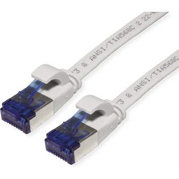 Roline VALUE 21.99. 2110 : : Кабел FTP Cat. 6a (Class EA), extra-flat, сив, 0.5 м (21.99.2110)