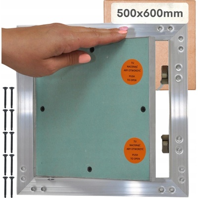 Awenta Revizní dvířka 500 x 600 mm hliníková
