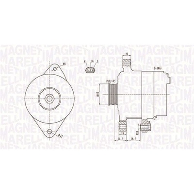 generátor MAGNETI MARELLI 063731893010
