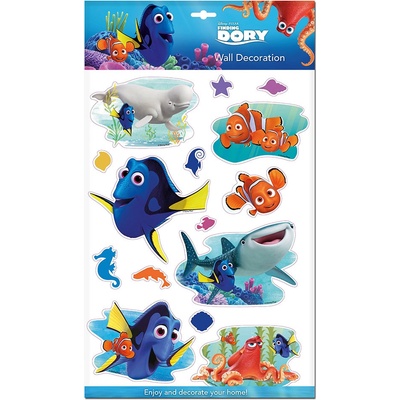 JIRI MODELS Samolepky na zeď Disney Hledá se Dory 3D 09939 40x29cm – Zboží Dáma