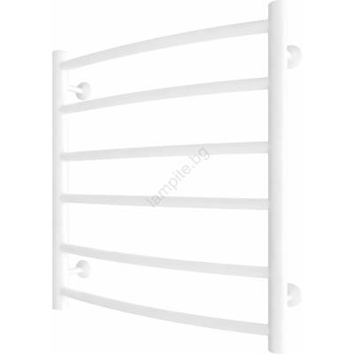 Mario Radiators Лира за баня INOX CLASSIC 122W/230V 57x53 cm неръждаема стомана/бял (MR0092)