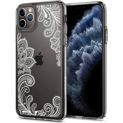 Spigen Ciel White Mandala Case - дизайнерски удароустойчив кейс за iPhone 11 Pro Max (прозрачен)