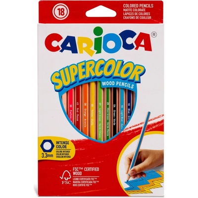Carioca sviečkové pastelky 18 ks